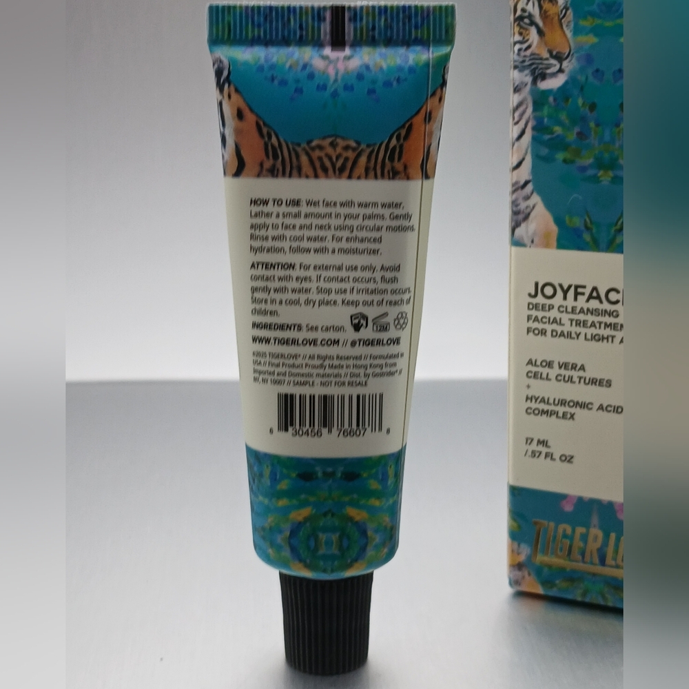 5 For $25 Item🌸 Tiger Love Joyface Deep Cleansing Facial Treatment - Picture 5 of 5